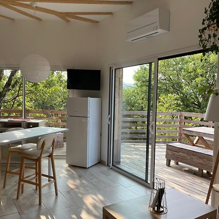 Chalet Cocoon Laroque  Bagian luar foto