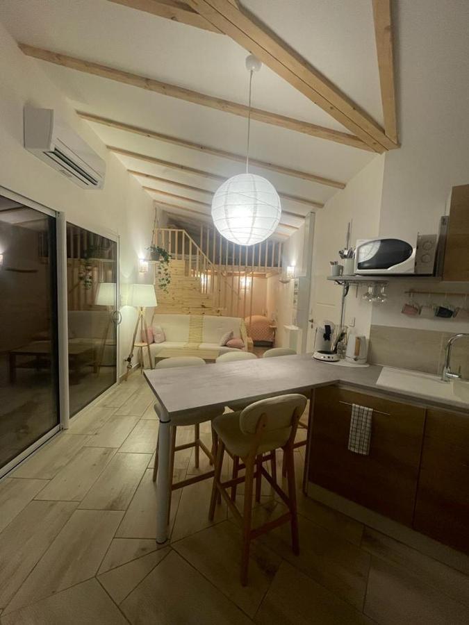 Chalet Cocoon Laroque  Bagian luar foto