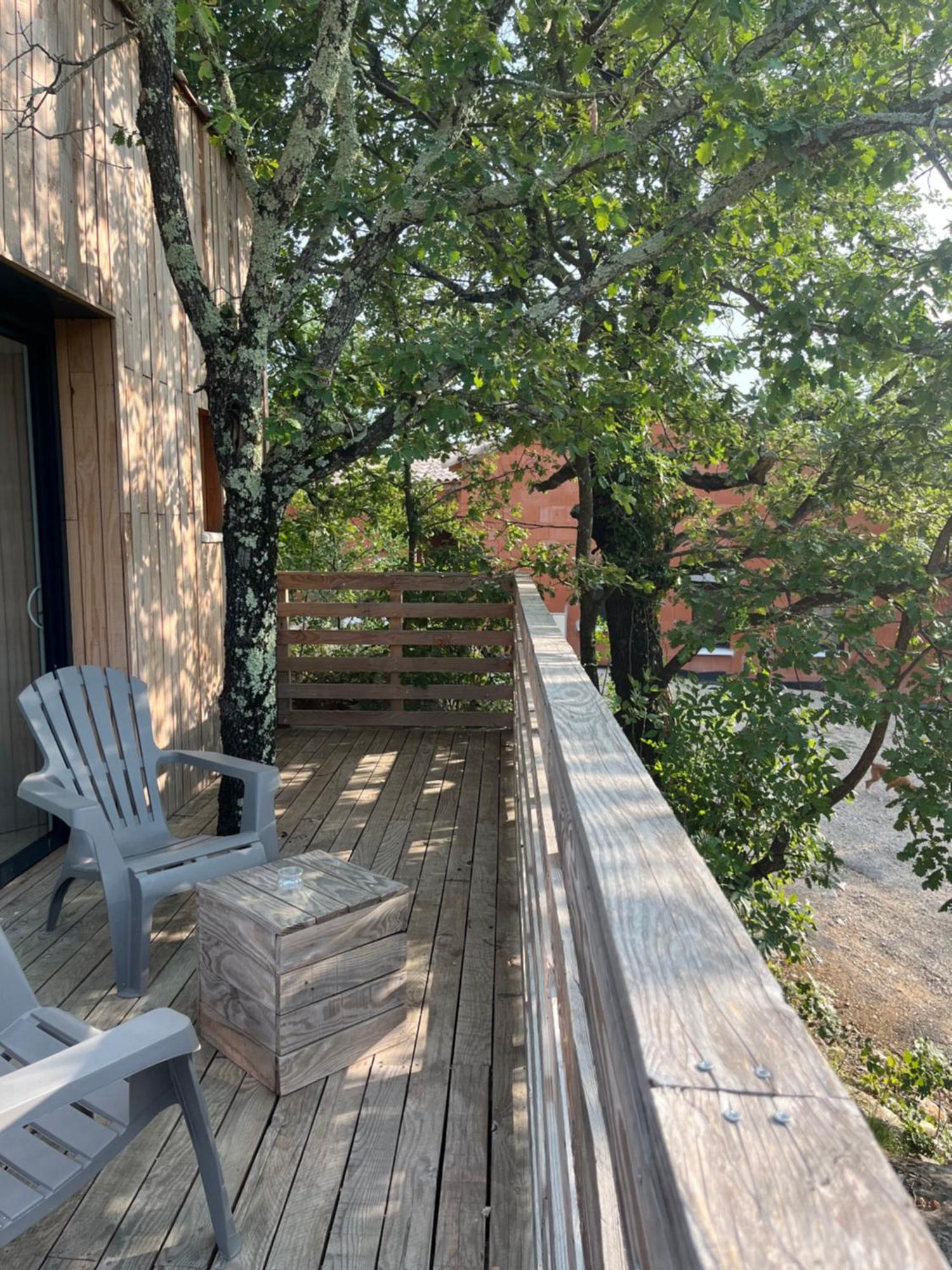 Chalet Cocoon Laroque  Bagian luar foto